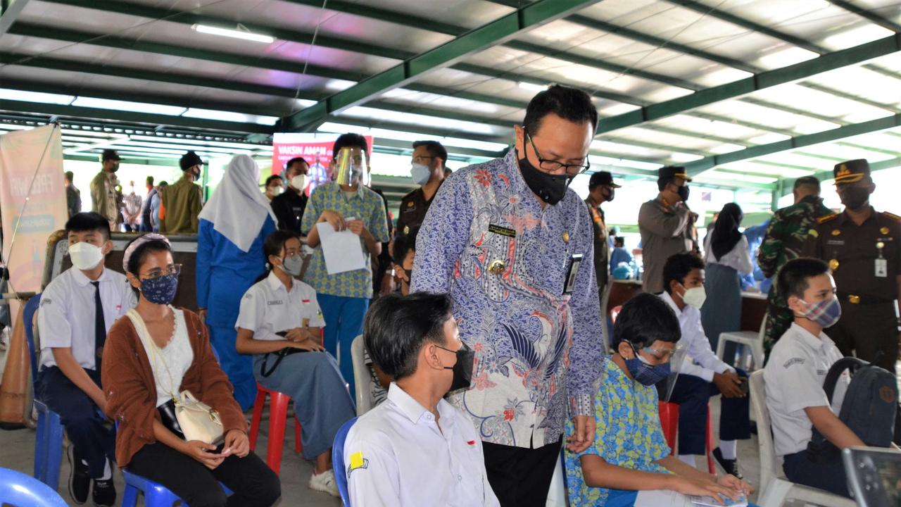 Vaksinasi Anak 12-18 Tahun di Kota Yogyakarta Sudah Dimulai