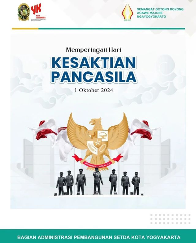 Selamat Hari Kesaktian Pancasila 1 Oktober 2024