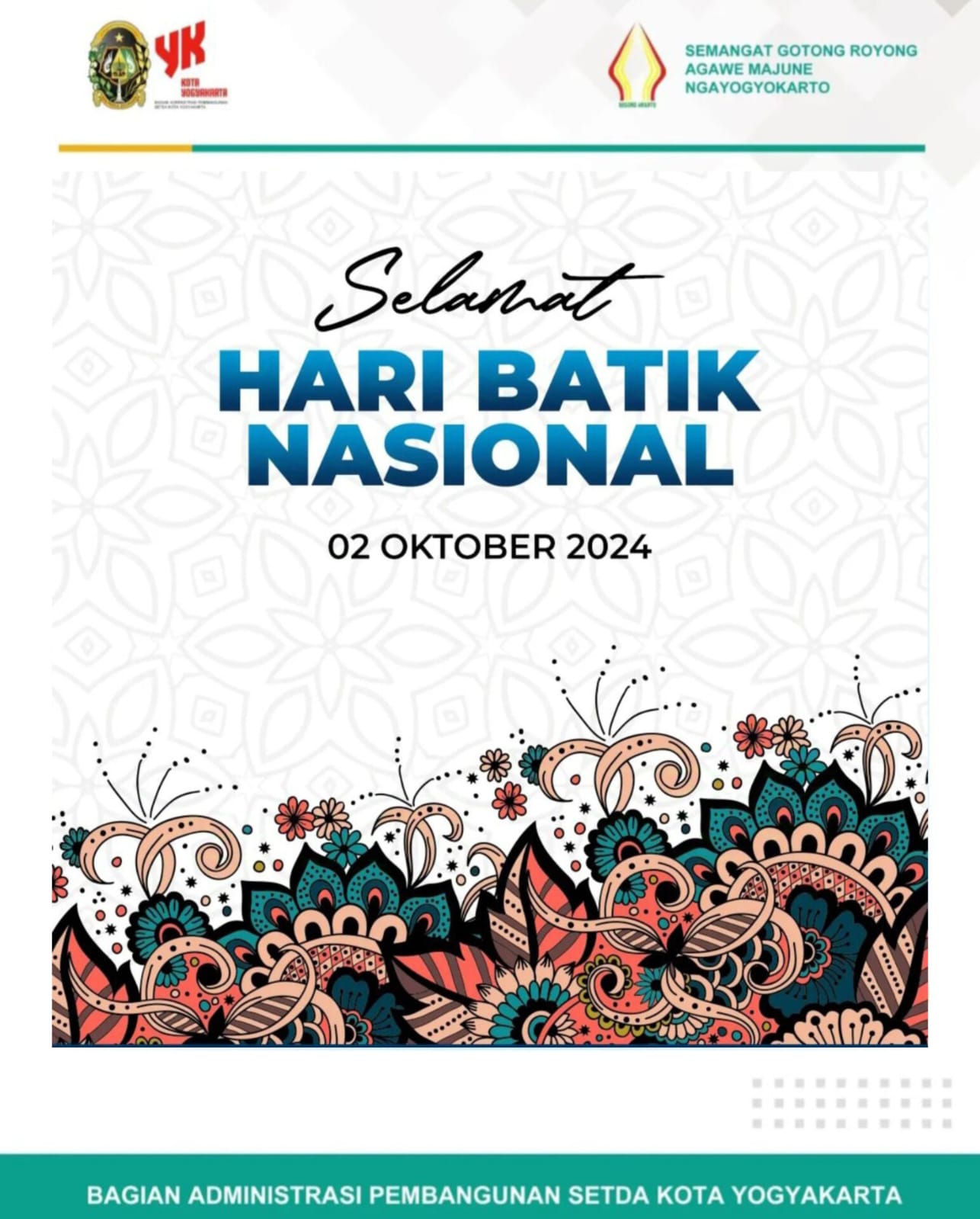 Selamat Hari Batik Nasional 2024