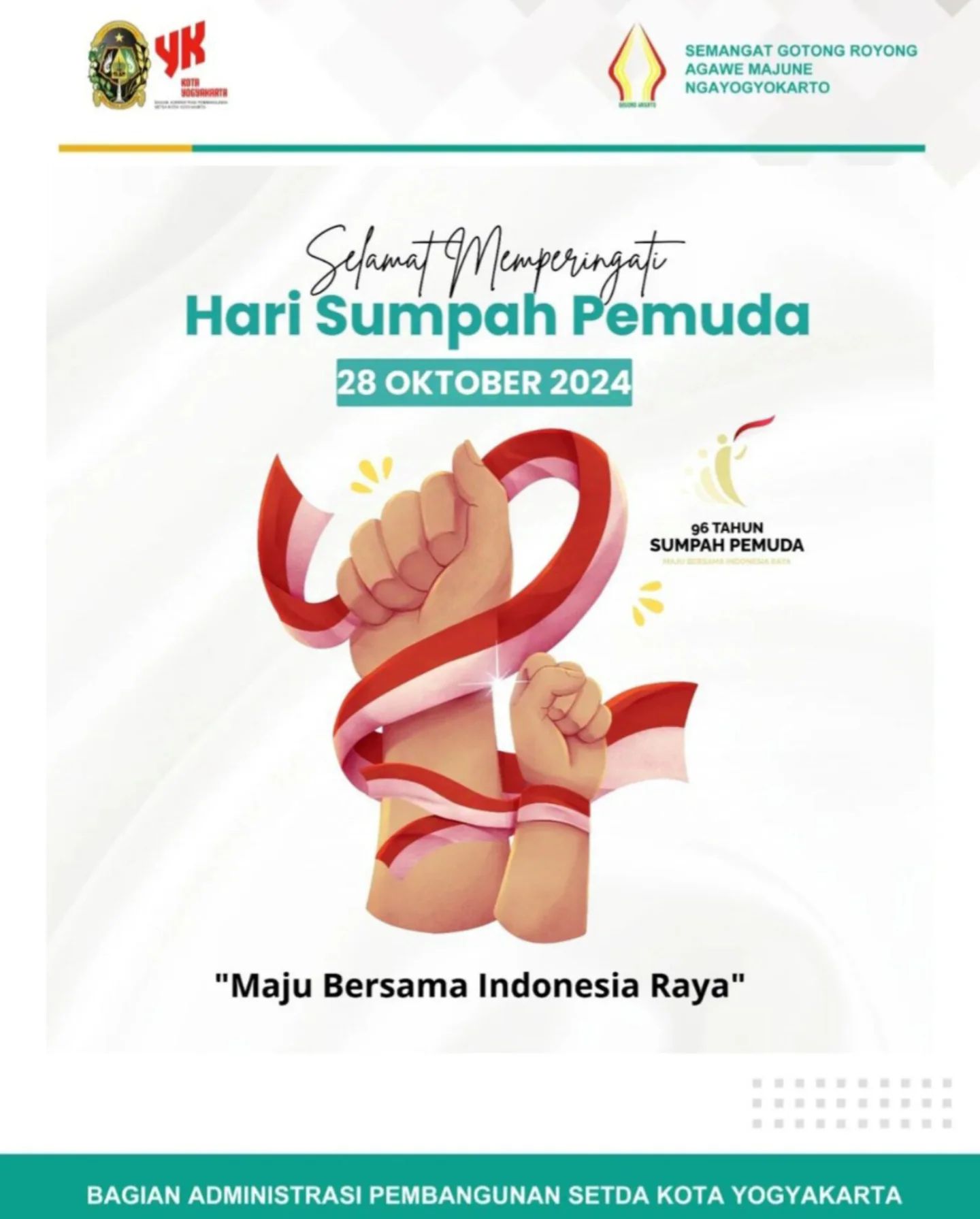 Selamat Hari Sumpah Pemuda! Bersatu, Bangkit, dan Berkarya untuk Indonesia Maju